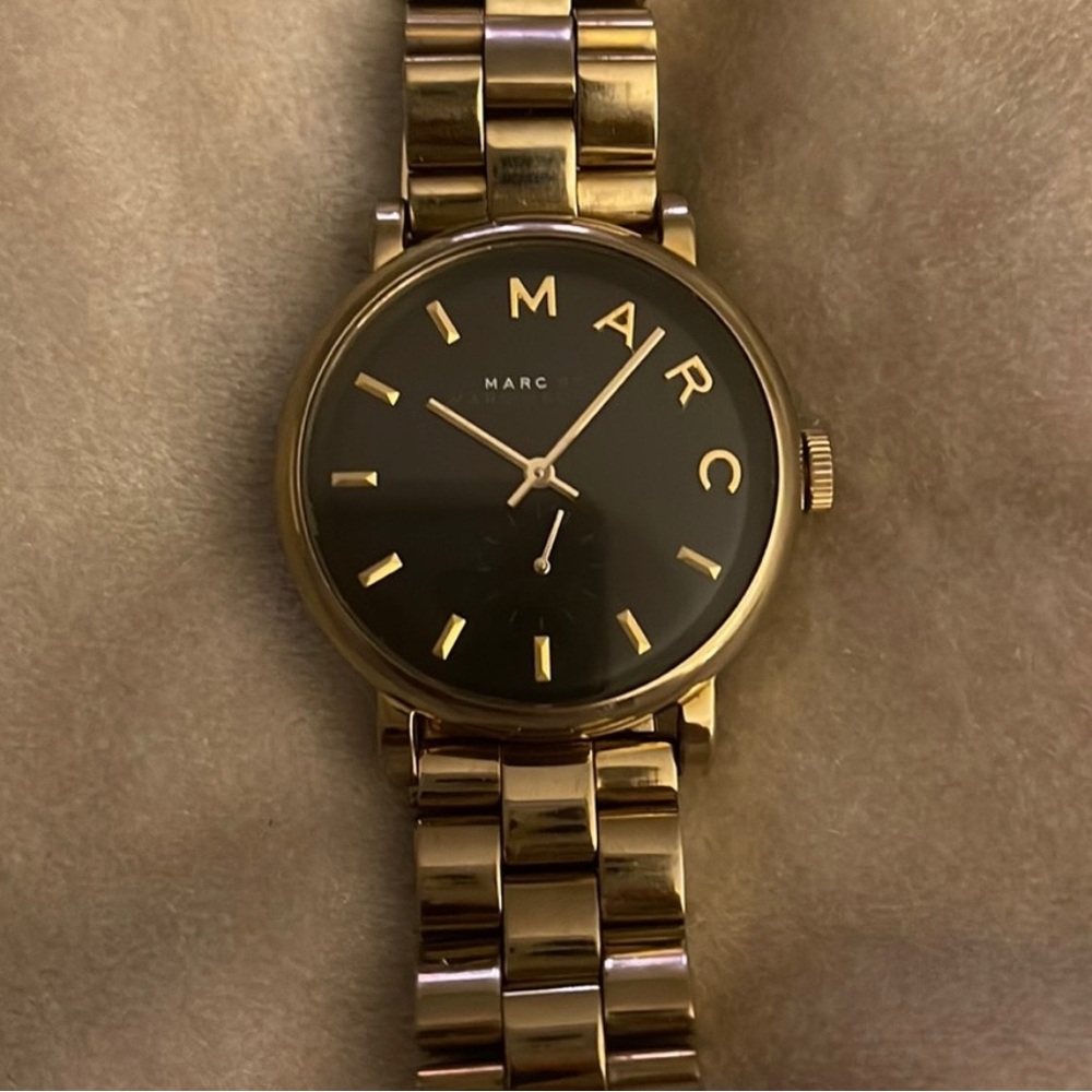 Marc Jacobs Gold and Black Women's Watch